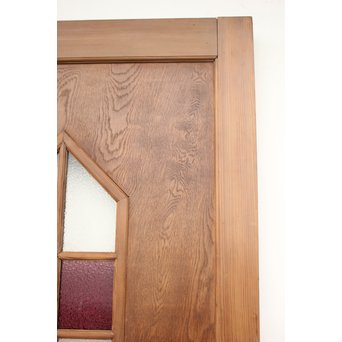 洋風ダイア紫色ガラスドア　GD1264 