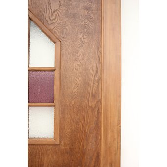 洋風ダイア紫色ガラスドア　GD1264 