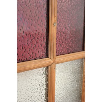 洋風ダイア紫色ガラスドア　GD1264 