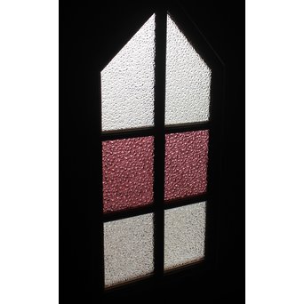 洋風ダイア紫色ガラスドア　GD1264 