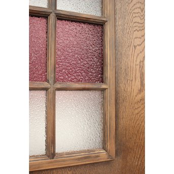 洋風ダイア紫色ガラスドア　GD1264 