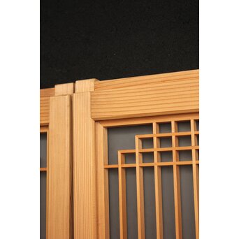 両面ガラス 組子書院 2枚1組　R2525 