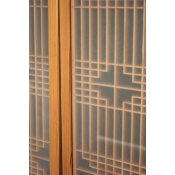 両面ガラス 組子書院 2枚1組　R2525 