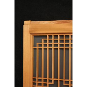 両面ガラス 組子書院 2枚1組　R2525 