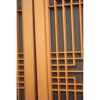 両面ガラス 組子書院 2枚1組　R2525 