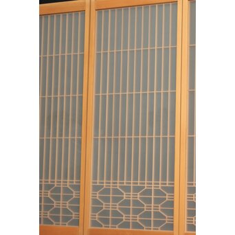 両面ガラス 組子書院 4枚1組　R2526 