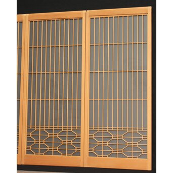 両面ガラス 組子書院 4枚1組　R2526 