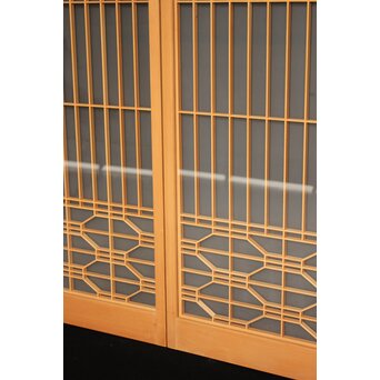 両面ガラス 組子書院 4枚1組　R2526 