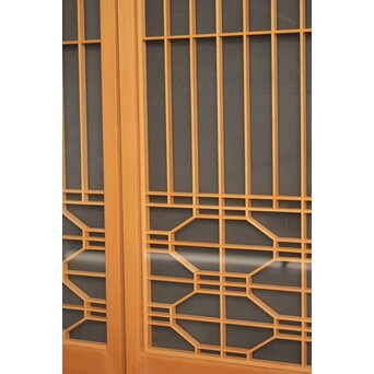 両面ガラス 組子書院 4枚1組　R2526 