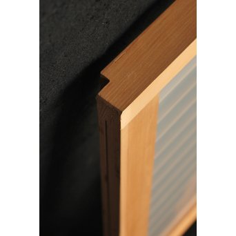 鷹松木彫 書院 2枚1組　R2528 