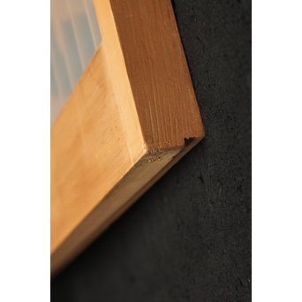 鷹松木彫 書院 2枚1組　R2528 