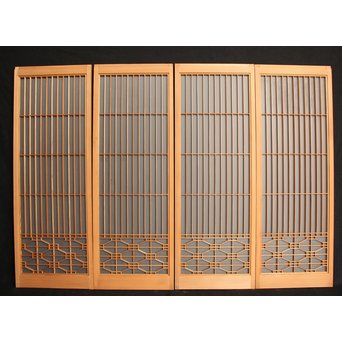 組子書院 4枚1組　R2530