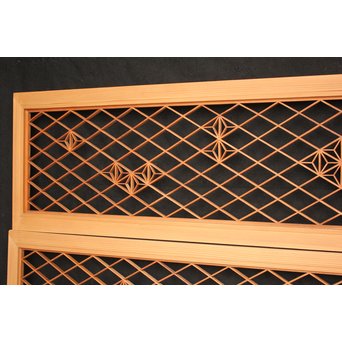 散らし組子欄間 2枚1組　R2532 