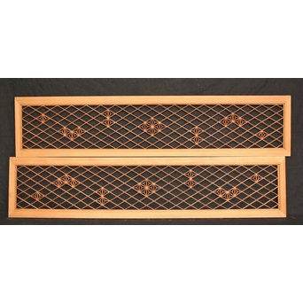 散らし組子欄間 2枚1組　R2532