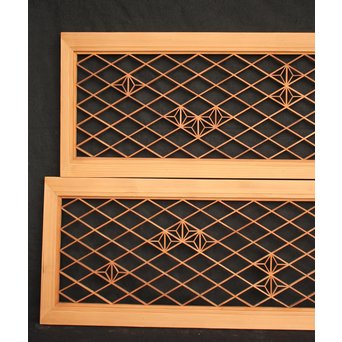 散らし組子欄間 2枚1組　R2532 