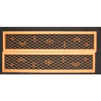 散らし組子欄間 2枚1組　R2532 