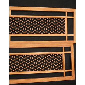 菱形組子欄間 2枚1組　R2535 