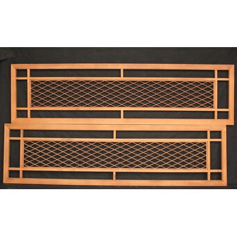 菱形組子欄間 2枚1組　R2535