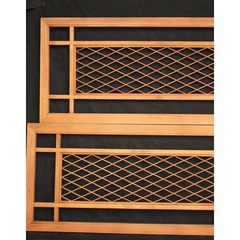 菱形組子欄間 2枚1組　R2535 