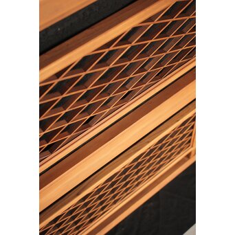 菱形組子欄間 2枚1組　R2535 