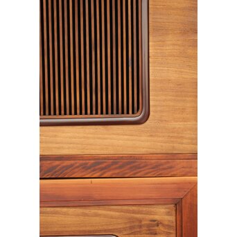 桐と筬の欄間 2枚1組　R2538 