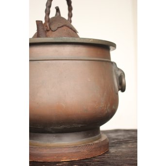 蝙蝠手瓶掛/火鉢/涼炉 2個1組　M177 