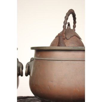 蝙蝠手瓶掛/火鉢/涼炉 2個1組　M177 