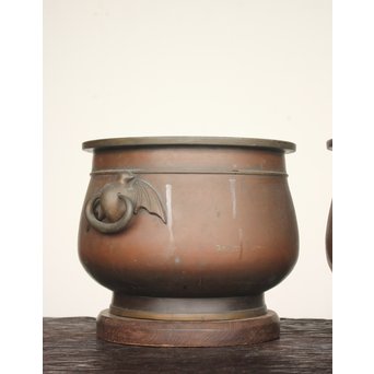 蝙蝠手瓶掛/火鉢/涼炉 2個1組　M177 