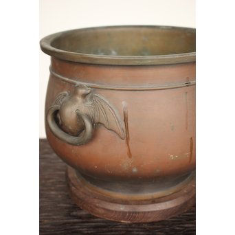 蝙蝠手瓶掛/火鉢/涼炉 2個1組　M177 