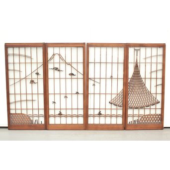 投網図書院 4枚1組　R2539Y