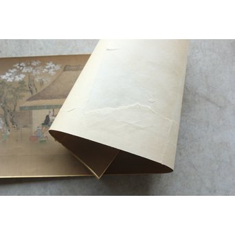 古絵巻 まくり 風俗画　Z200 