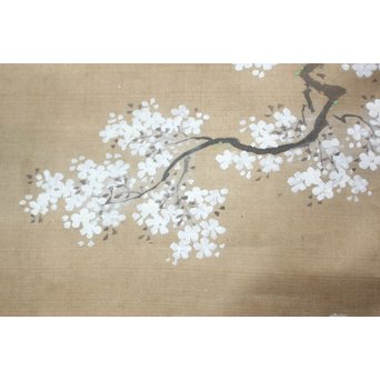 古絵巻 まくり 風俗画　Z200 