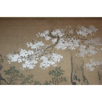 古絵巻 まくり 風俗画　Z200 