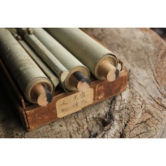 倣 岩佐又兵衛 風俗画 絹本掛軸3幅対　Z201 