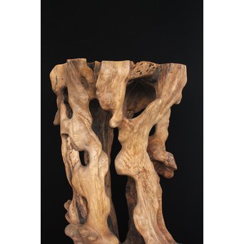 根木台 木彫自然木　X194 