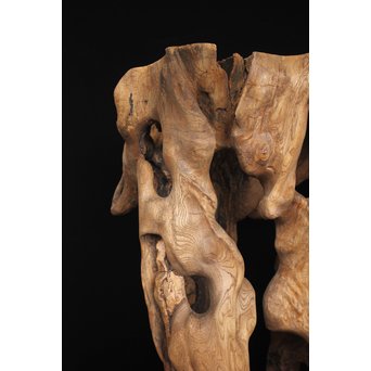 根木台 木彫自然木　X194 