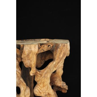 根木台 木彫自然木　X194 