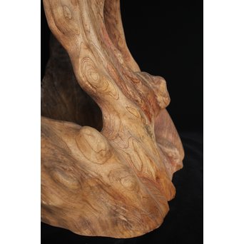 根木台 木彫自然木　X194 