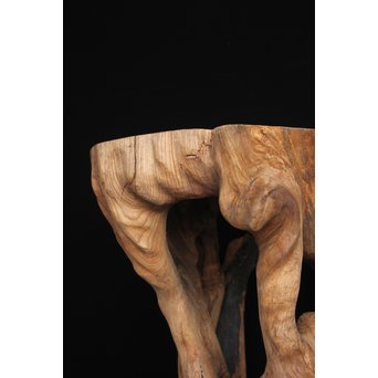 根木台 木彫自然木　X194 