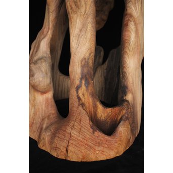 根木台 木彫自然木　X194 