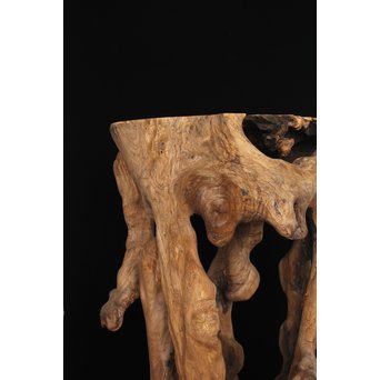 根木台 木彫自然木　X194 