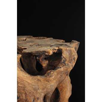 根木台 木彫自然木　X194 