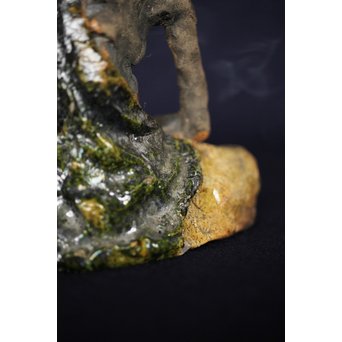 陶彫 羅漢香炉　P172 