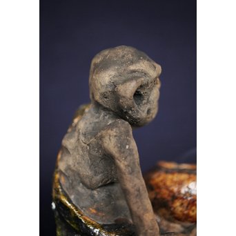 陶彫 羅漢香炉　P172 