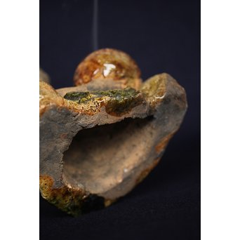 陶彫 羅漢香炉　P172 