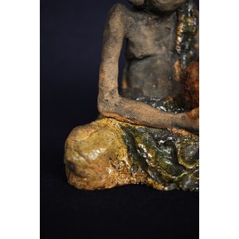 陶彫 羅漢香炉　P172 