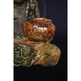 陶彫 羅漢香炉　P172 