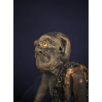 陶彫 羅漢香炉　P172 