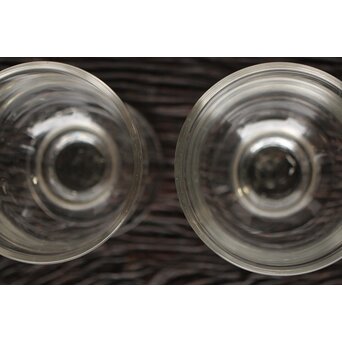 大きな肉厚ガラスコップ 2個1組　Y023 