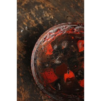 うるし職人の道具 蓋　Q086 